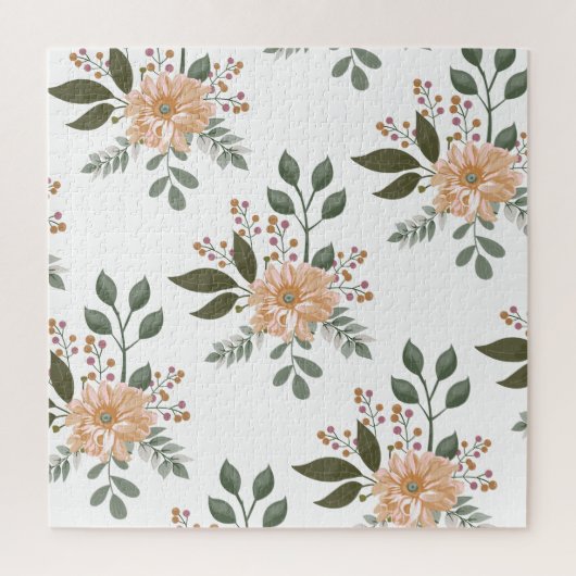 Blumenmuster Jigsaw Puzzle (Vertikal)