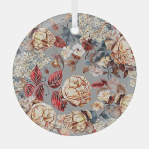 Blumenmuster, Jugendstil. Ornament Aus Glas