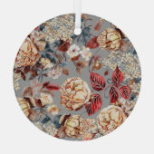 Blumenmuster, Jugendstil. Ornament Aus Glas (Rückseite)