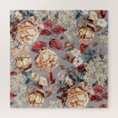 Blumenmuster, Jugendstil. Puzzle (Horizontal)