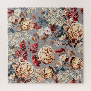 Blumenmuster, Jugendstil. Puzzle