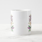 Blumenmuster Jumbo-Tasse (Vorderseite)
