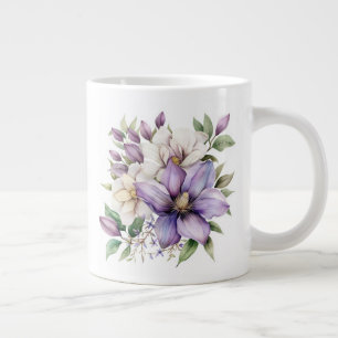 Blumenmuster Jumbo-Tasse
