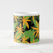 Blumenmuster Jumbo-Tasse (Vorderseite)