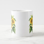 Blumenmuster  Jumbo-Tasse (Vorderseite)
