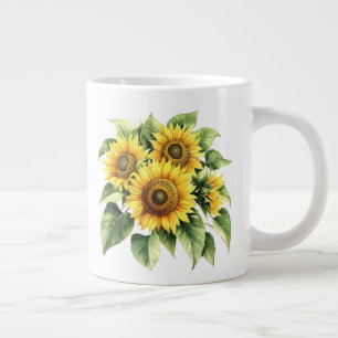 Blumenmuster Jumbo-Tasse