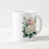Blumenmuster  Jumbo-Tasse (Vorderseite Rechts)