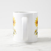 Blumenmuster Jumbo-Tasse (Rückseite)