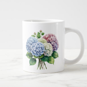 Blumenmuster Jumbo-Tasse