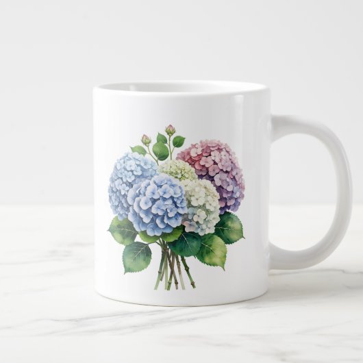 Blumenmuster Jumbo-Tasse (Rechts)
