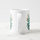 Blumenmuster Jumbo-Tasse (Rückseite)