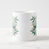 Blumenmuster Jumbo-Tasse (Vorderseite)