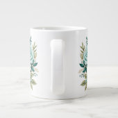 Blumenmuster Jumbo-Tasse (Rückseite)