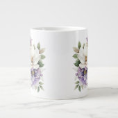 Blumenmuster Jumbo-Tasse (Vorderseite)