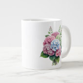 Blumenmuster Jumbo-Tasse (Vorderseite Rechts)