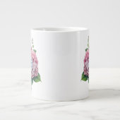 Blumenmuster Jumbo-Tasse (Vorderseite)