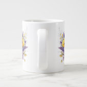 Blumenmuster Jumbo-Tasse (Rückseite)