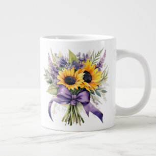 Blumenmuster Jumbo-Tasse