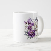 Blumenmuster Jumbo-Tasse (Vorderseite Rechts)