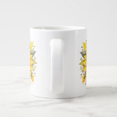Blumenmuster Jumbo-Tasse (Rückseite)