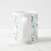 Blumenmuster Jumbo-Tasse (Rückseite)