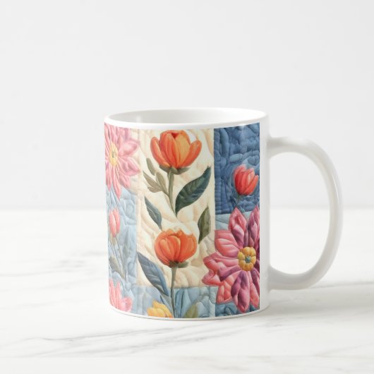 Blumenmuster Kaffeetasse (Rechts)