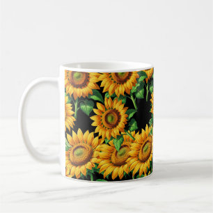 Blumenmuster Kaffeetasse