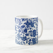 Blumenmuster Kaffeetasse (VorderseiteRechts)