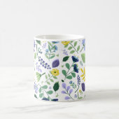 Blumenmuster Kaffeetasse (Mittel)