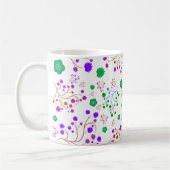 Blumenmuster Kaffeetasse (Links)