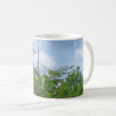 Blumenmuster Kaffeetasse (VorderseiteRechts)