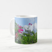 Blumenmuster Kaffeetasse (Vorderseite Links)