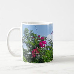 Blumenmuster Kaffeetasse