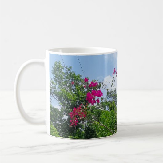 Blumenmuster Kaffeetasse (Links)