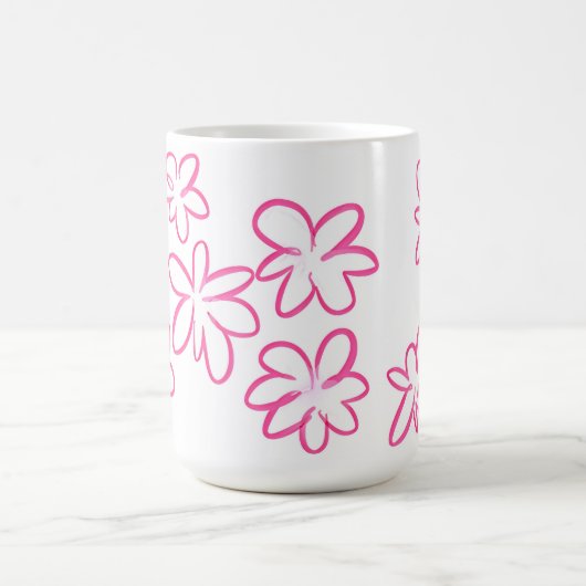 Blumenmuster Kaffeetasse (Mittel)