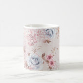 Blumenmuster Kaffeetasse (Mittel)