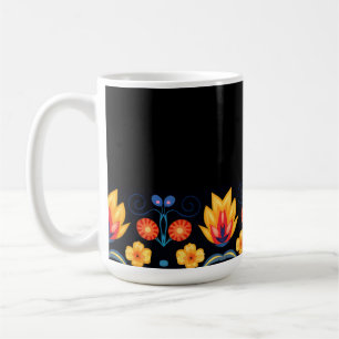 Blumenmuster Kaffeetasse