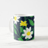 Blumenmuster Kaffeetasse (Vorderseite Links)