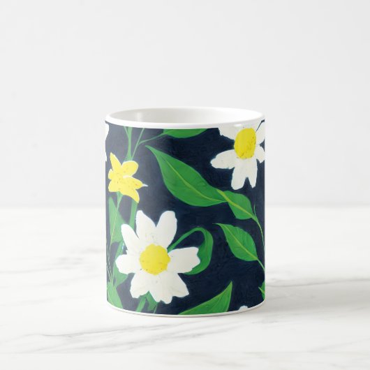 Blumenmuster Kaffeetasse (Mittel)