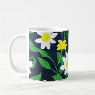 Blumenmuster Kaffeetasse