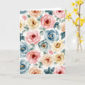 Blumenmuster Karte (Gelbe Blume)