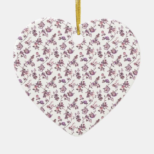 Blumenmuster Keramik Ornament (Vorne)