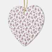 Blumenmuster Keramik Ornament (Links)