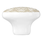 Blumenmuster Keramikknauf (Seitenansicht)