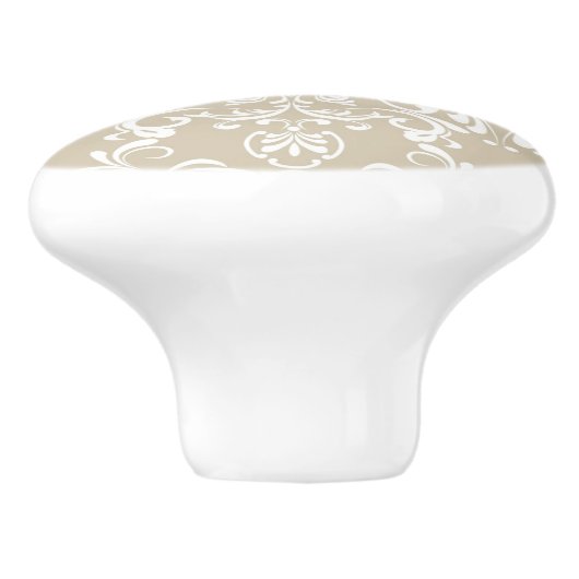 Blumenmuster Keramikknauf (Seitenansicht)