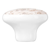 Blumenmuster Keramikknauf (Seitenansicht)