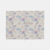 Blumenmuster-Kinderzimmer-Babydecke Fleecedecke (Vorderseite (Horizontal))