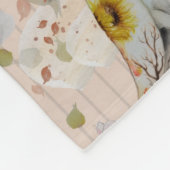 Blumenmuster-Kinderzimmer-Babydecke Fleecedecke (Ecke)