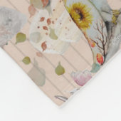 Blumenmuster-Kinderzimmer-Babydecke Fleecedecke (Ecke)