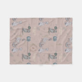 Blumenmuster Kinderzimmer Print Babydecke Fleecedecke (Vorderseite (Horizontal))